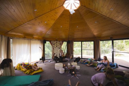 8-sided Studio in the Forest