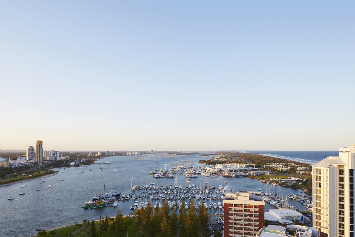 Sub Penthouse with: Ocean, Broadwater and Gold Coast Hinterland view