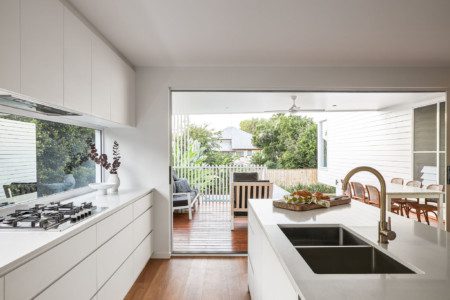 Nanda House - White Queenslander with modern extension
