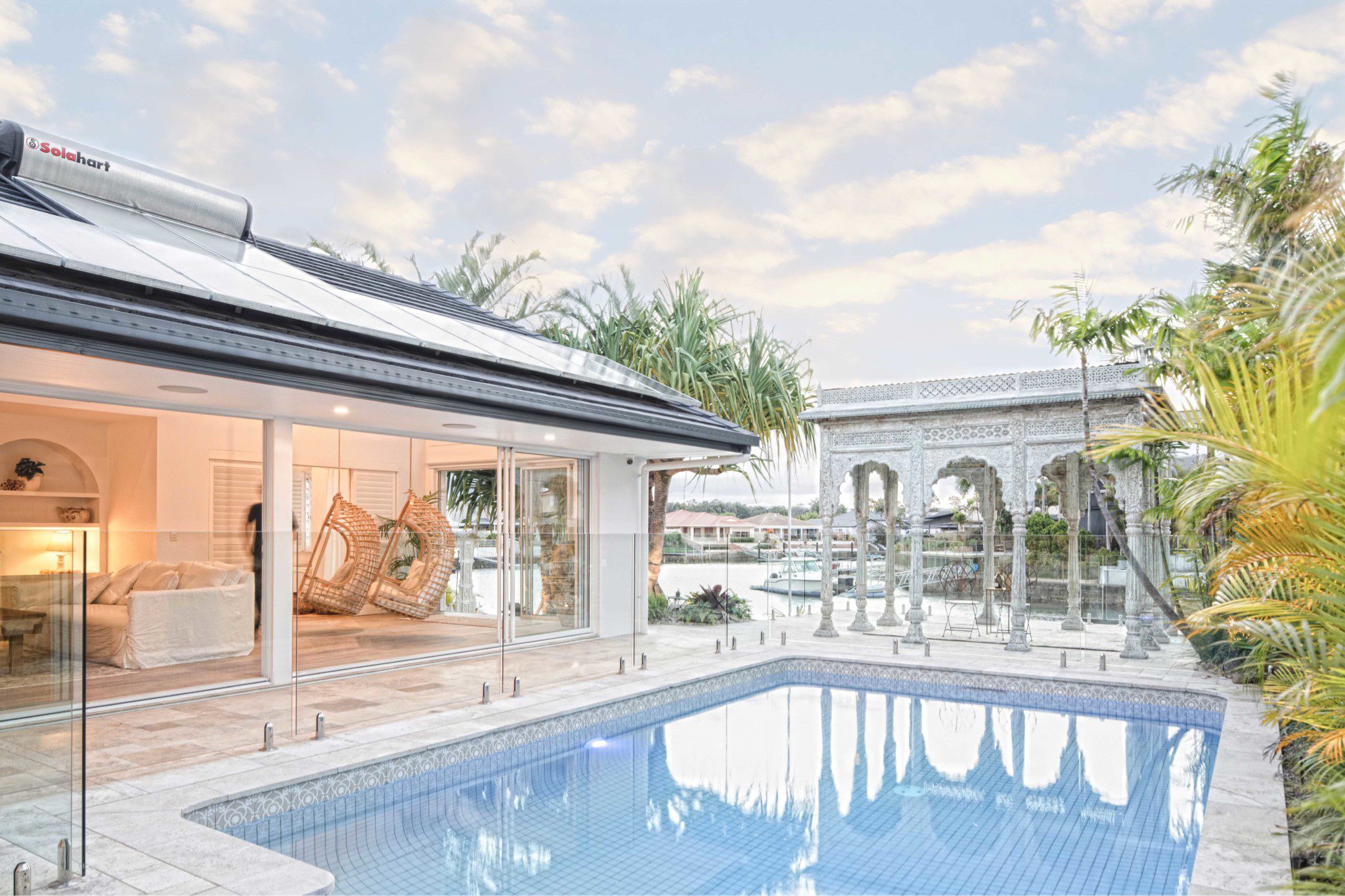Luxe Boho Boutique Waterfront Retreat