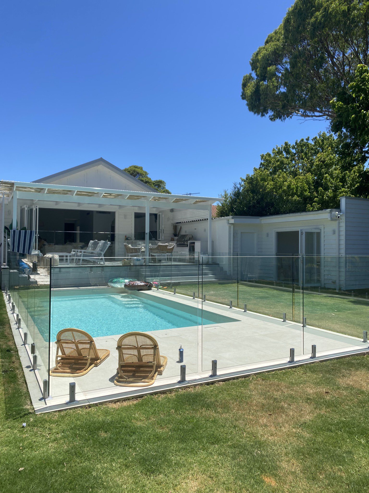 Holiday in Haberfield – Open Plan Out to Palms, Pool, Deck & Garden