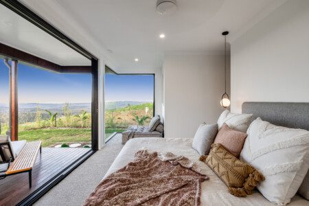 Modern, Executive house overlooking sweeping views of the Great Dividing Range