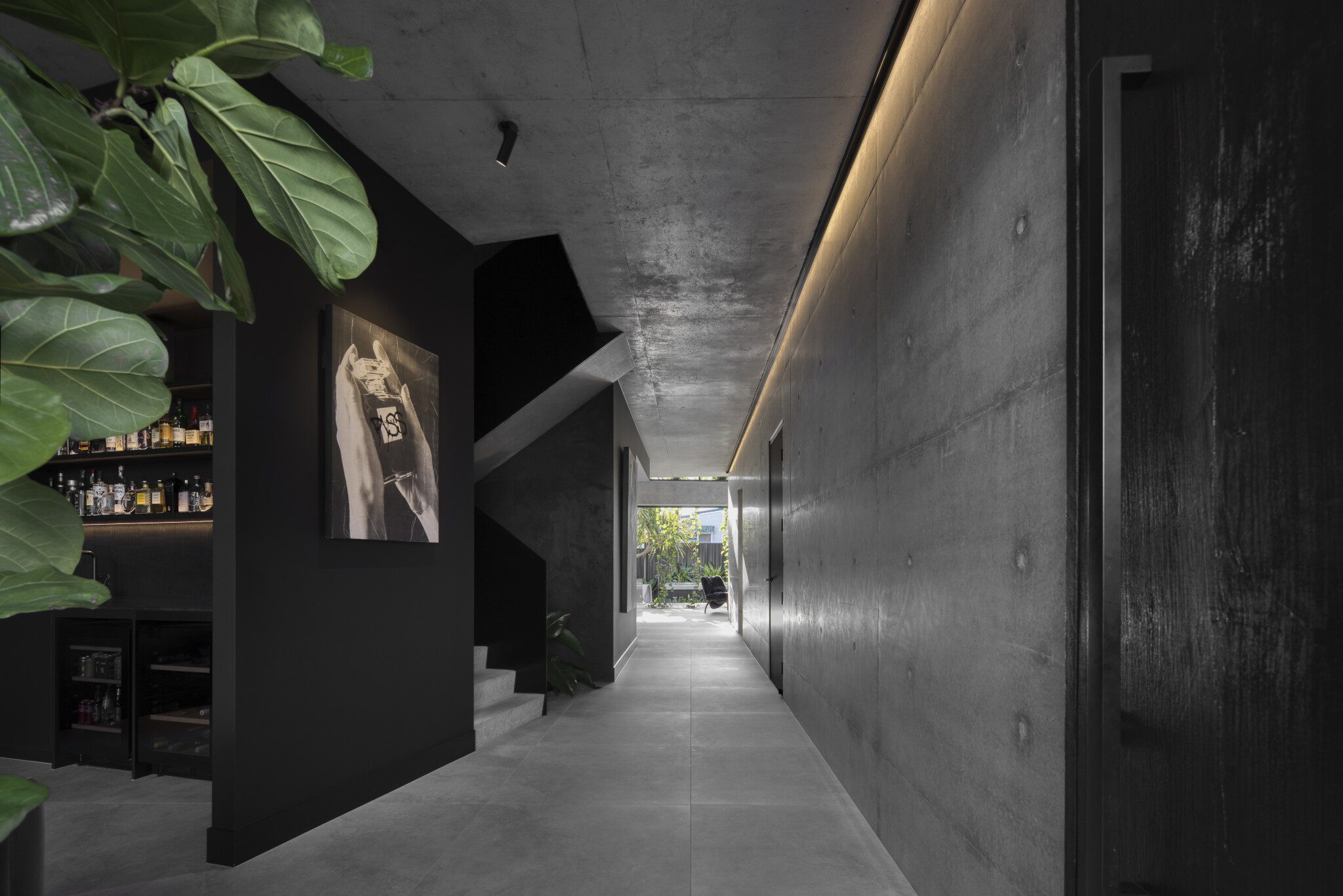 Brutalism, Black Concrete House