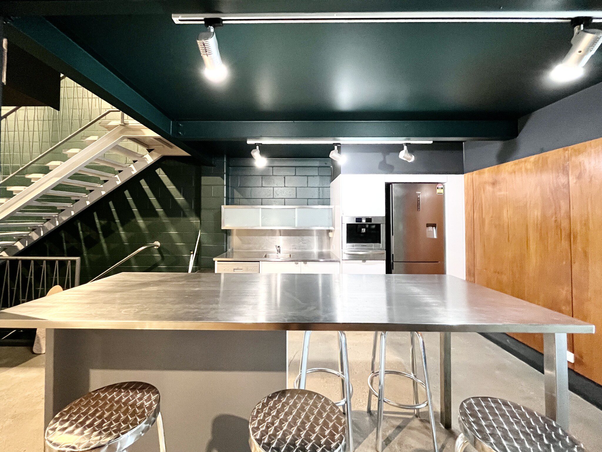 Luxe Tri Level Warehouse with Studio, Kitchen, Recording Booth, Office Spaces