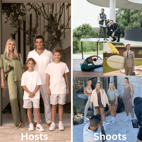 Happy Aloca hosts and their homes transformed into vibrant photoshoot locations.