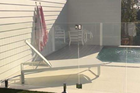 Hamptons Coastal Style Pool and Deck