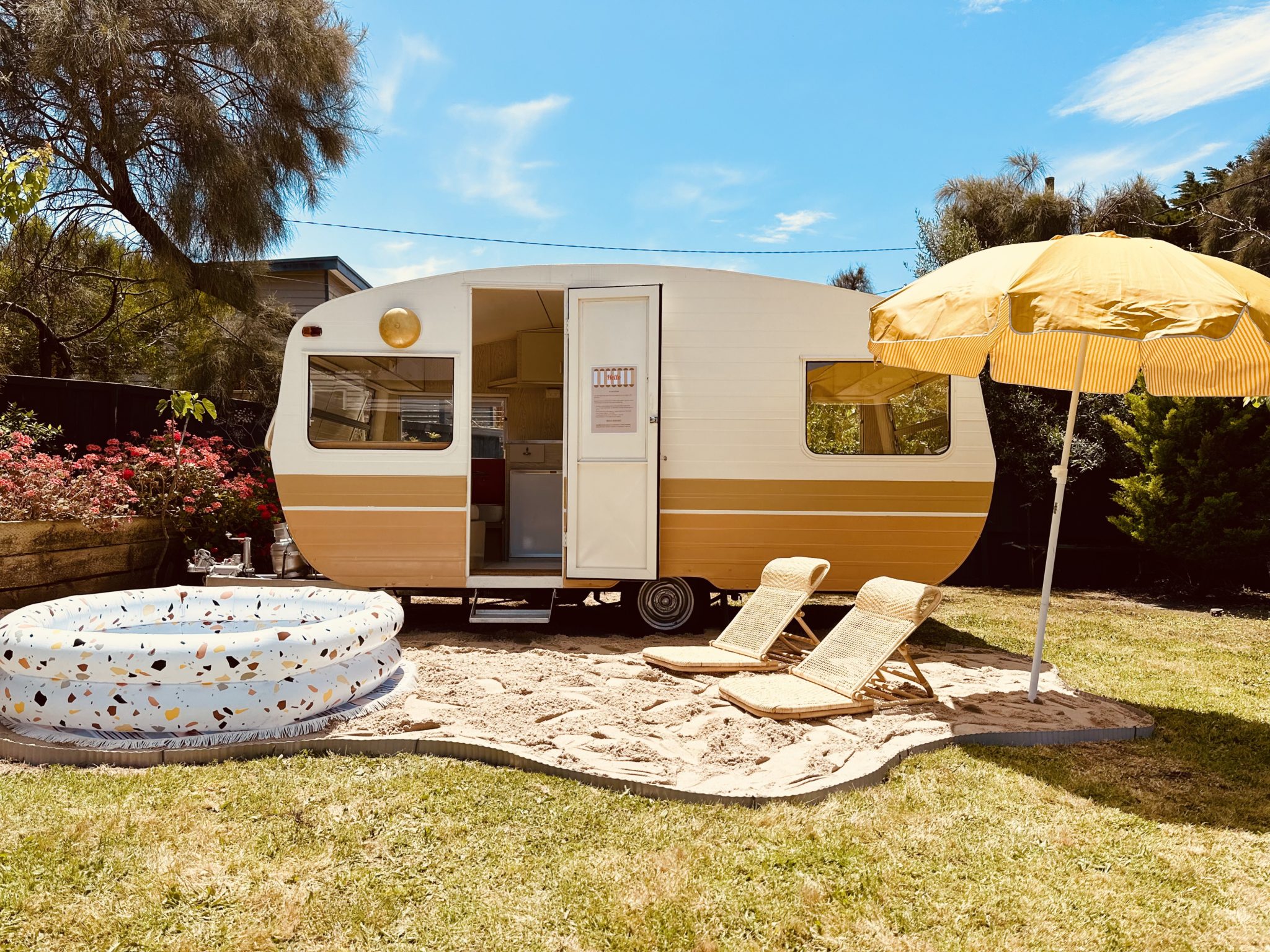 1960s Beach Home + Retro Caravan