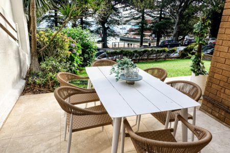 Amazing Mediterranean Inspired Manly Harbour Front 3 Bedroom with Garden