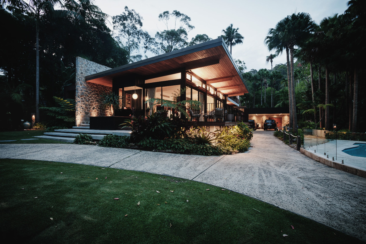 Modern Home with Tropical Gardens