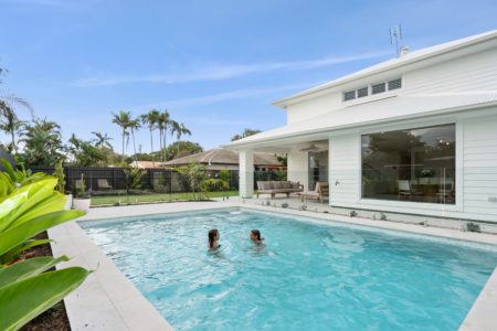 Modern coastal beach house