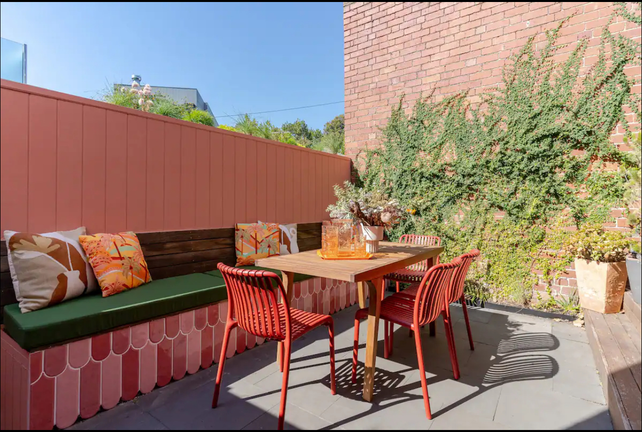 Modern Terrace with Rooftop and City View