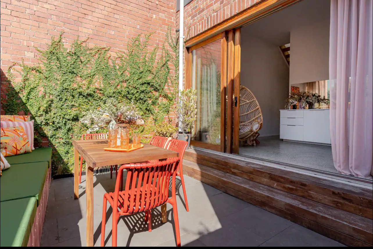 Modern Terrace with Rooftop and City View