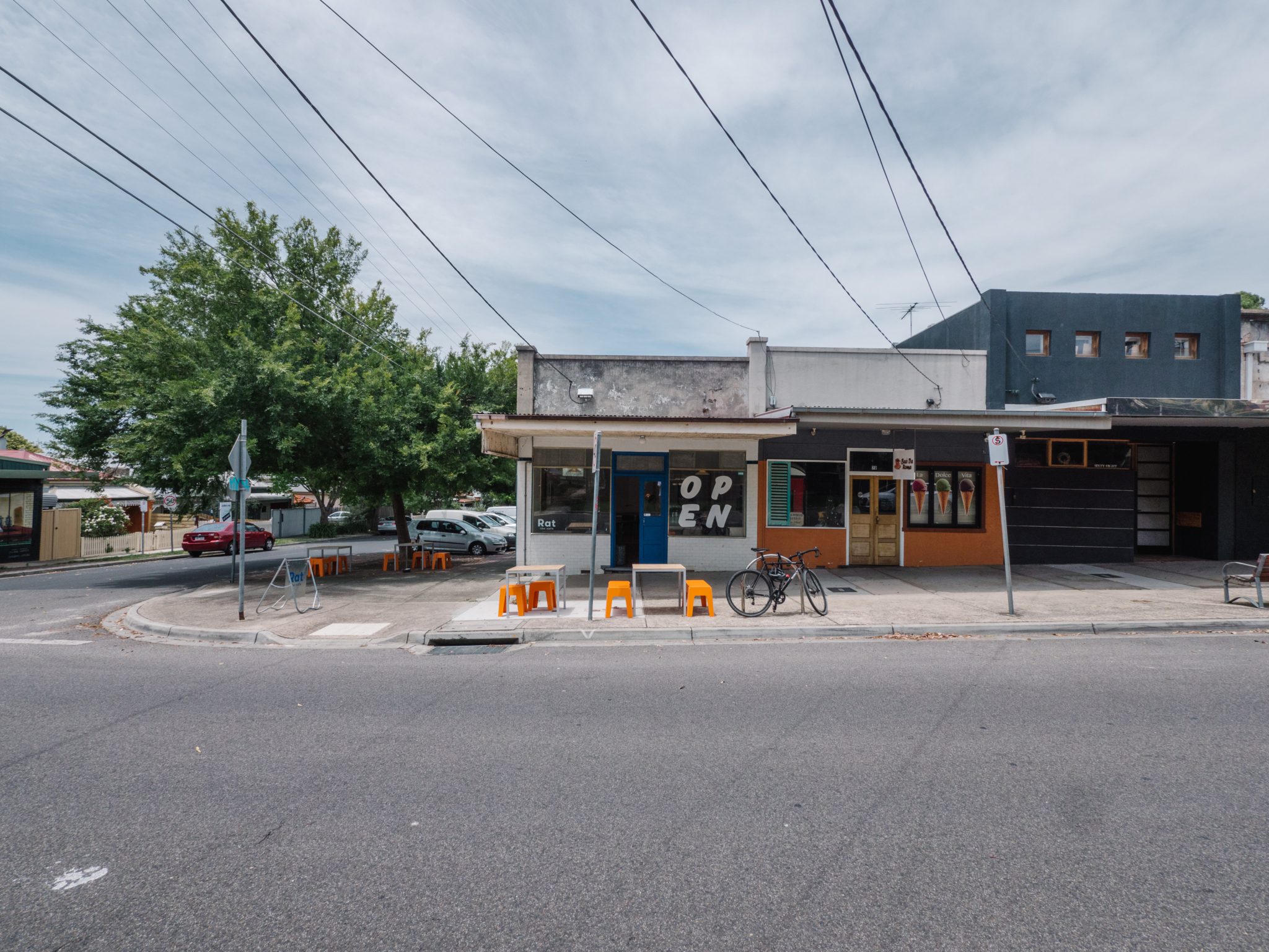 Grungy, Retro-Inspired Cafe with a touch of Industrial Charm