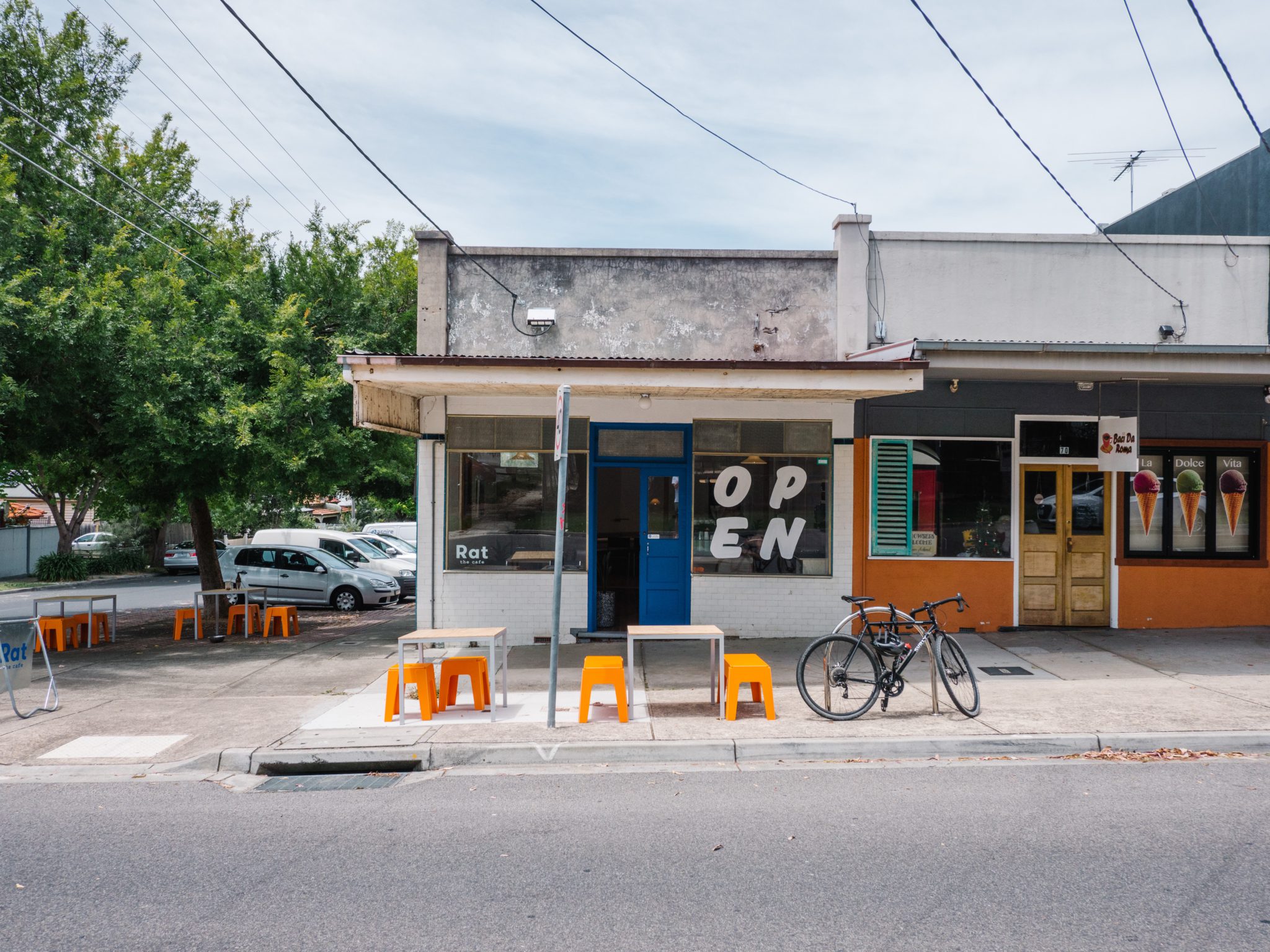 Grungy, Retro-Inspired Cafe with a touch of Industrial Charm