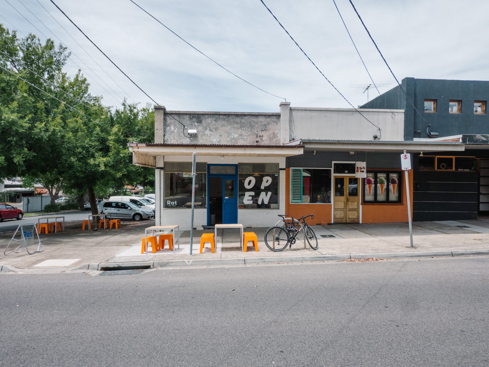 Grungy, Retro-Inspired Cafe with a touch of Industrial Charm