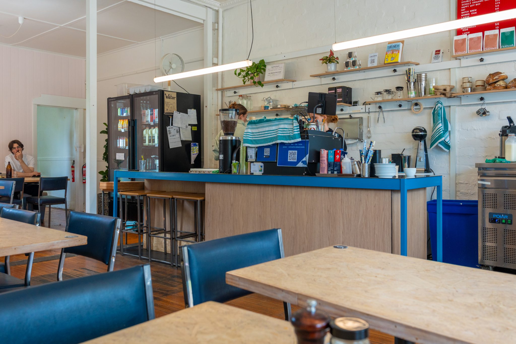 Grungy, Retro-Inspired Cafe with a touch of Industrial Charm