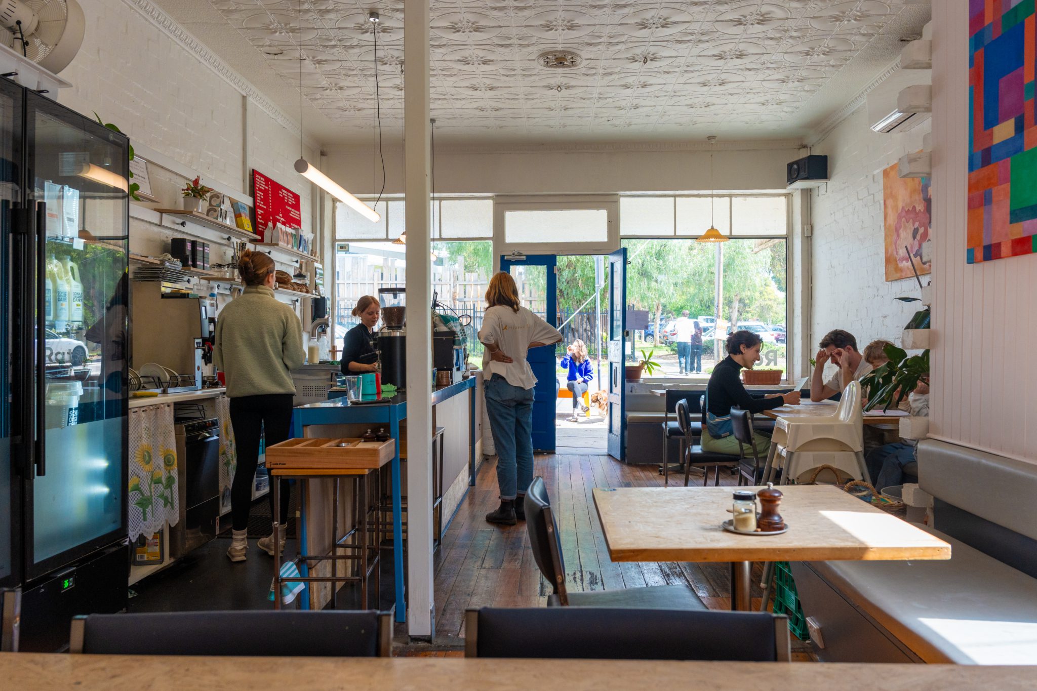 Grungy, Retro-Inspired Cafe with a touch of Industrial Charm