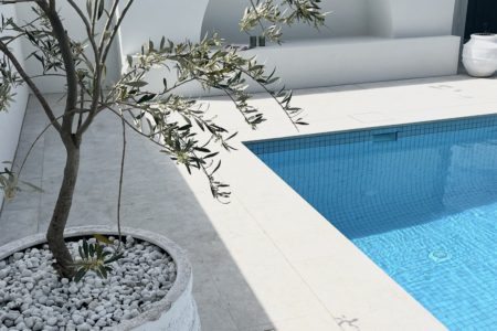 Kalokairi - Mediterranean Oasis Poolside Area & Modern Euro house