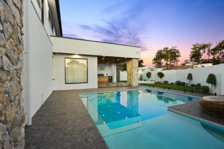 Modern Luxe Oasis Entertainers Home