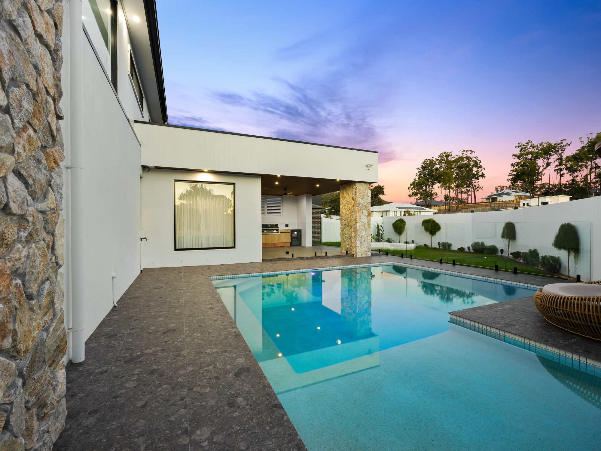 Modern Luxe Oasis Entertainers Home