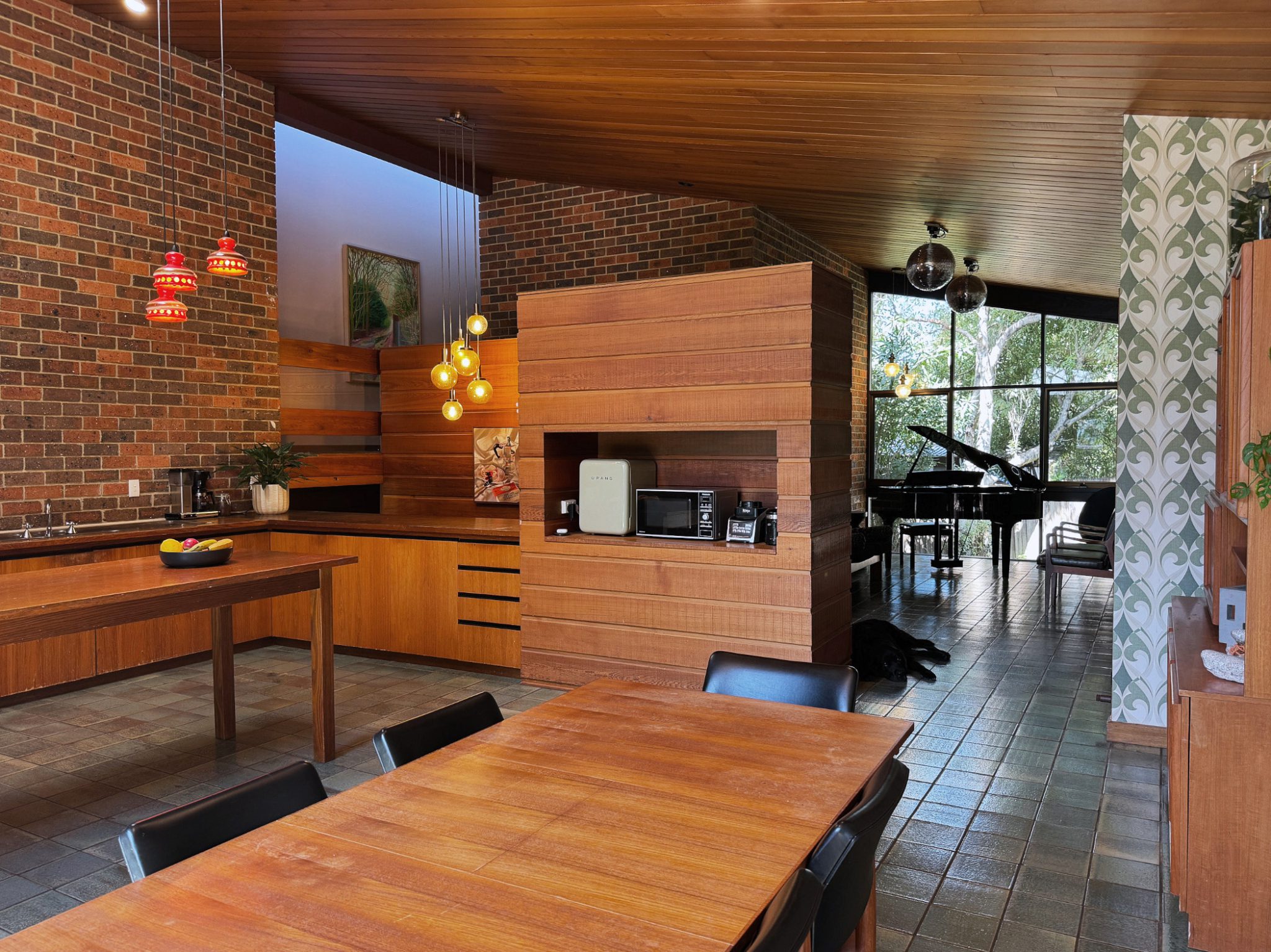 1974 Modernist Double Brick Beauty