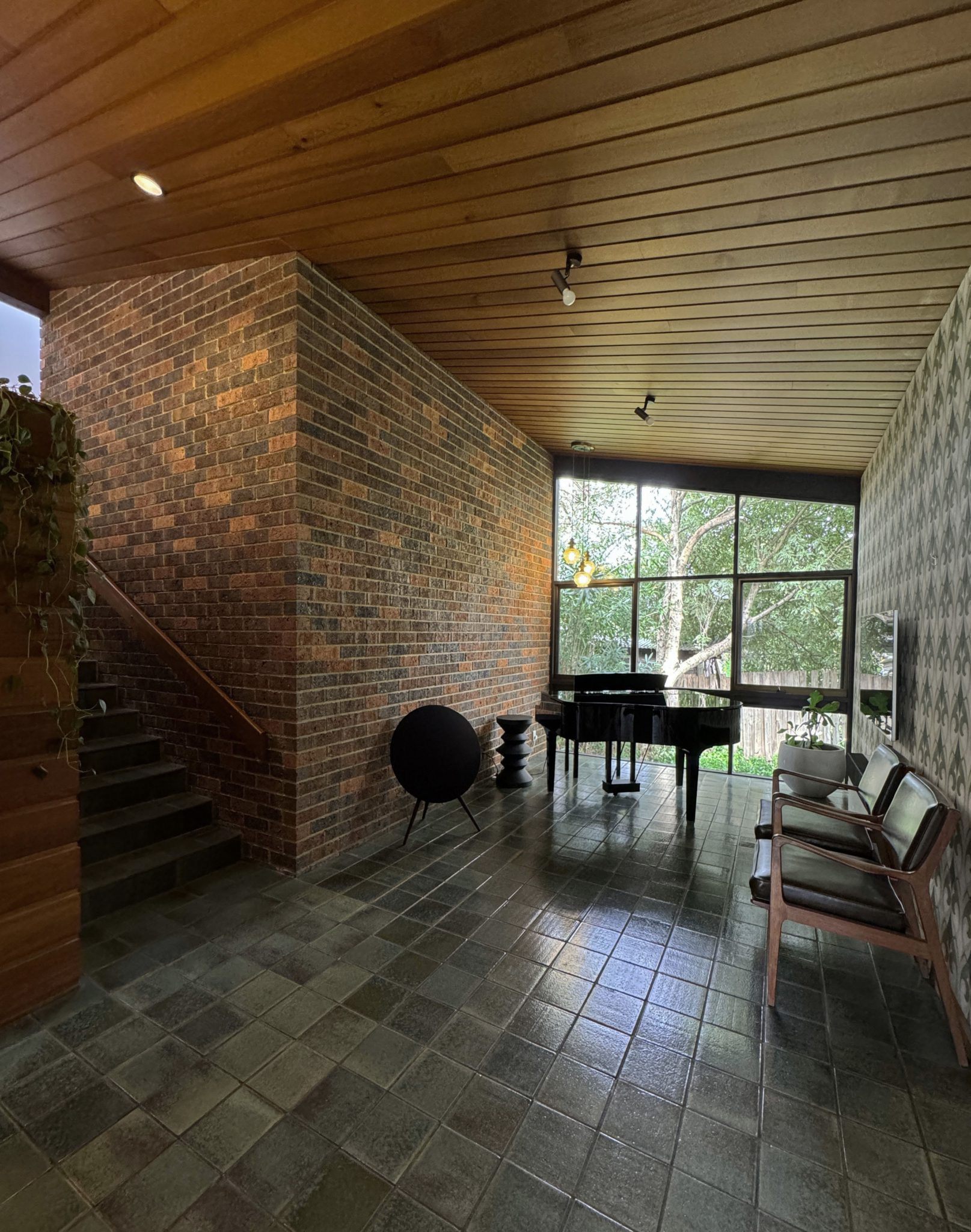 1974 Modernist Double Brick Beauty