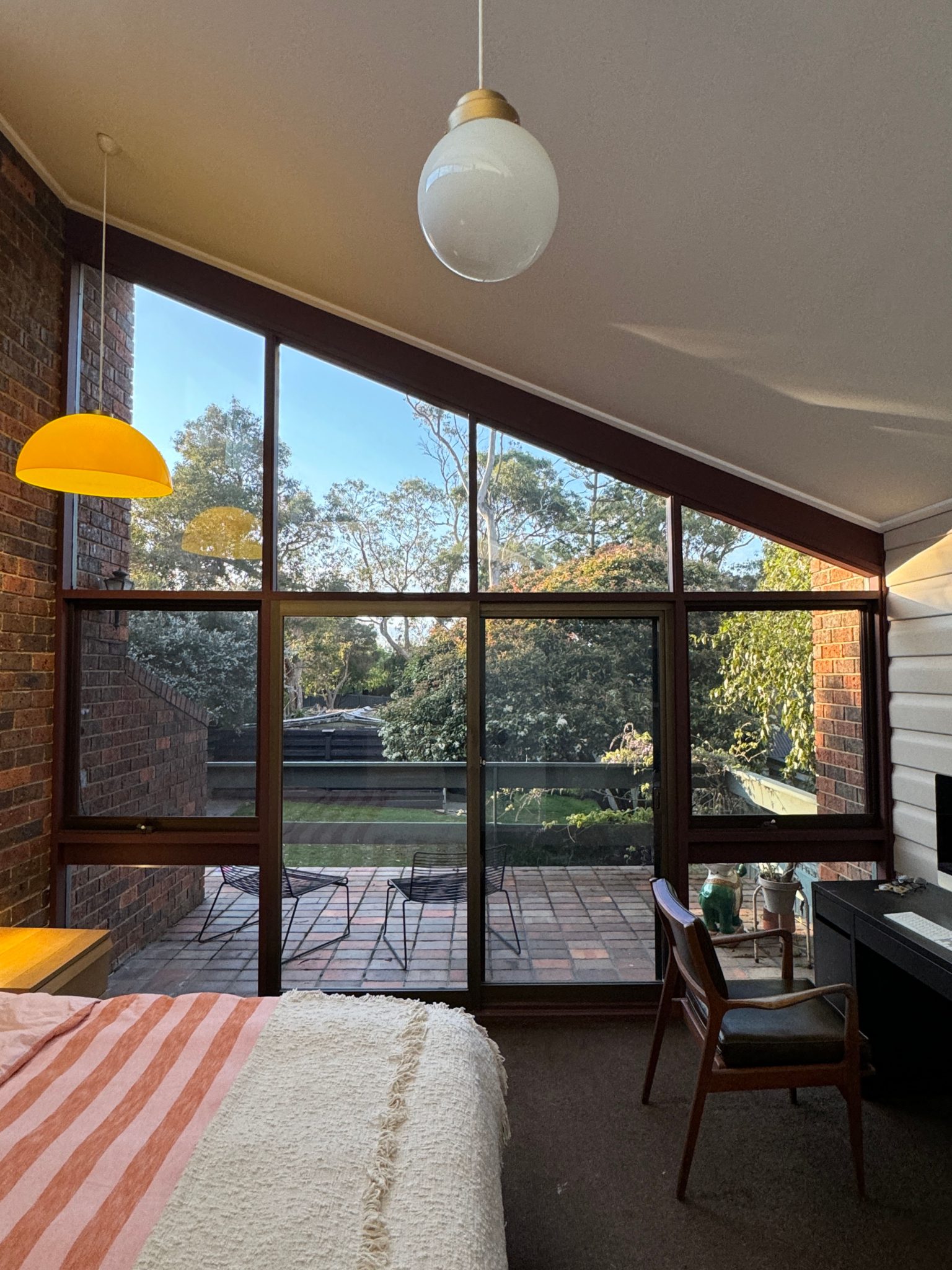 1974 Modernist Double Brick Beauty