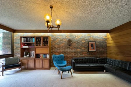 1974 Modernist Double Brick Beauty