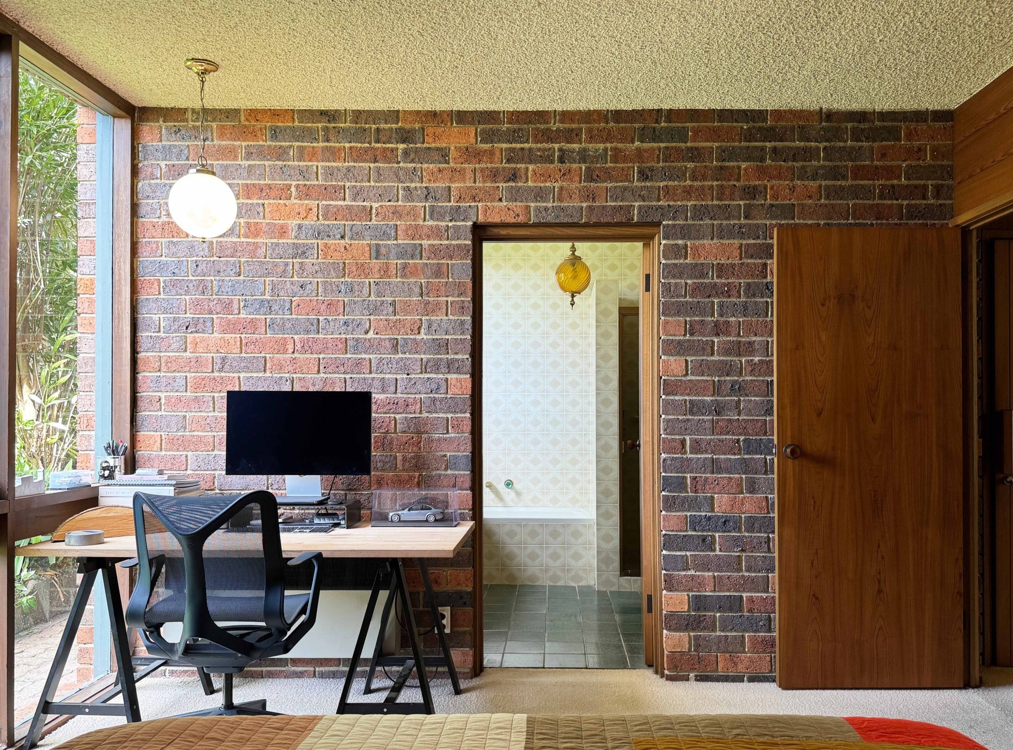 1974 Modernist Double Brick Beauty