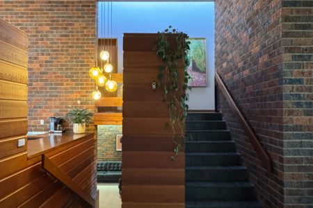 1974 Modernist Double Brick Beauty