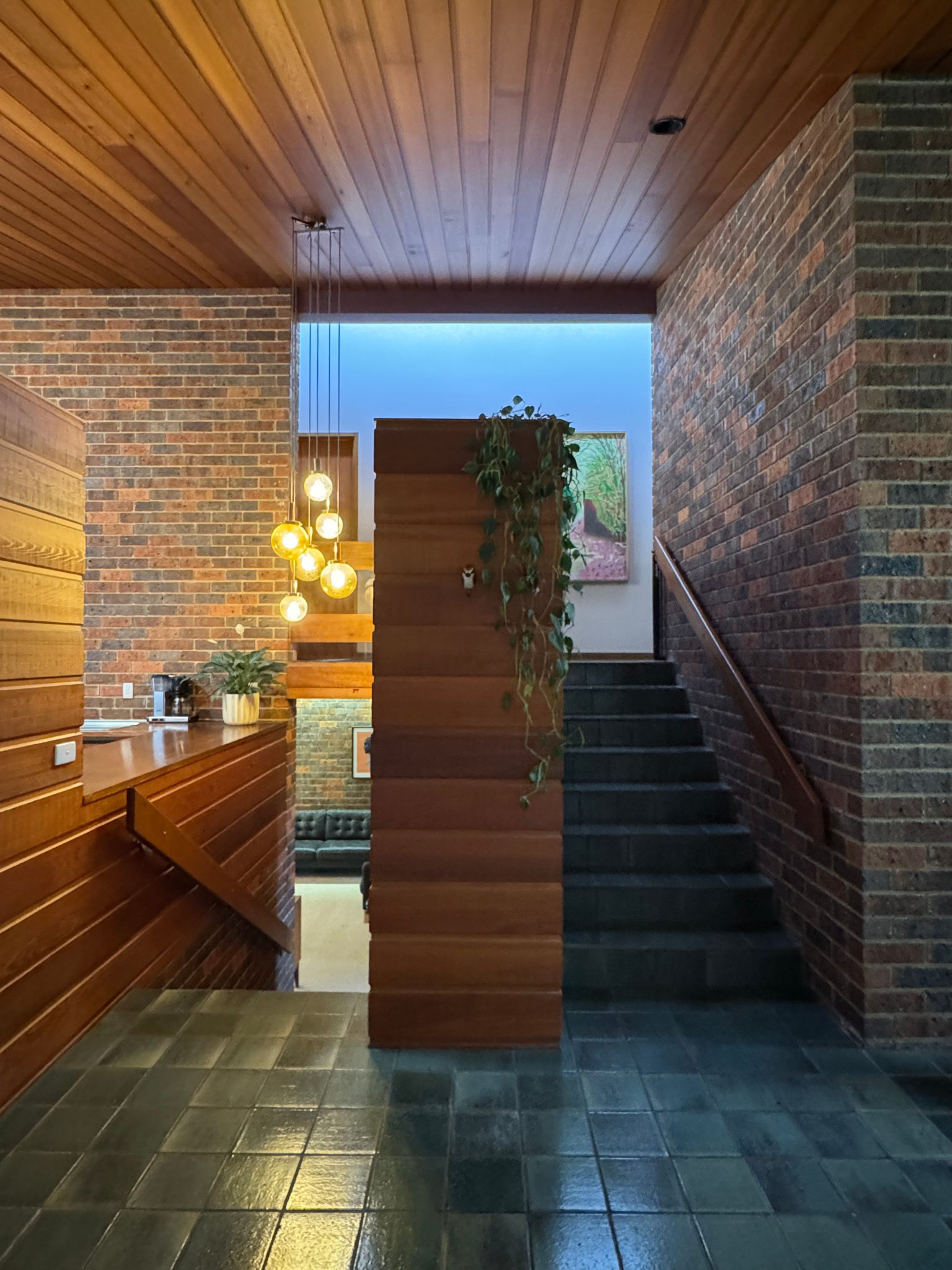 1974 Modernist Double Brick Beauty