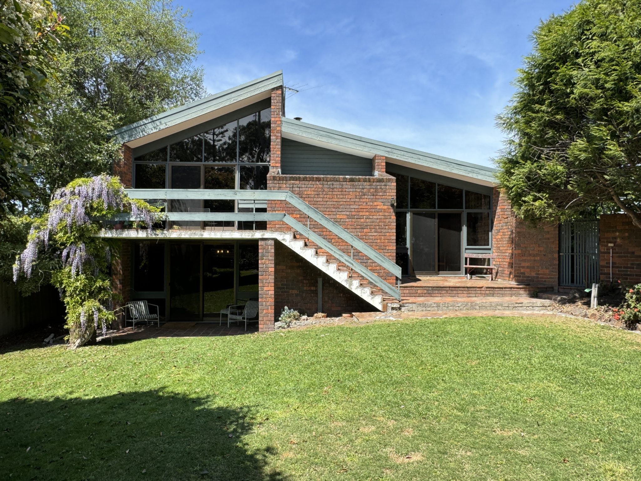 1974 Modernist Double Brick Beauty