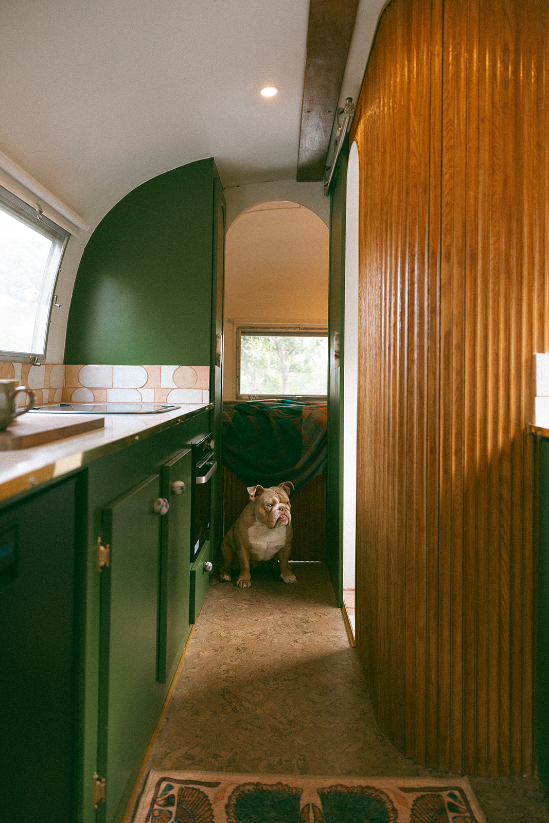 Midcentury Luxe American Airstream on Creekside Farm