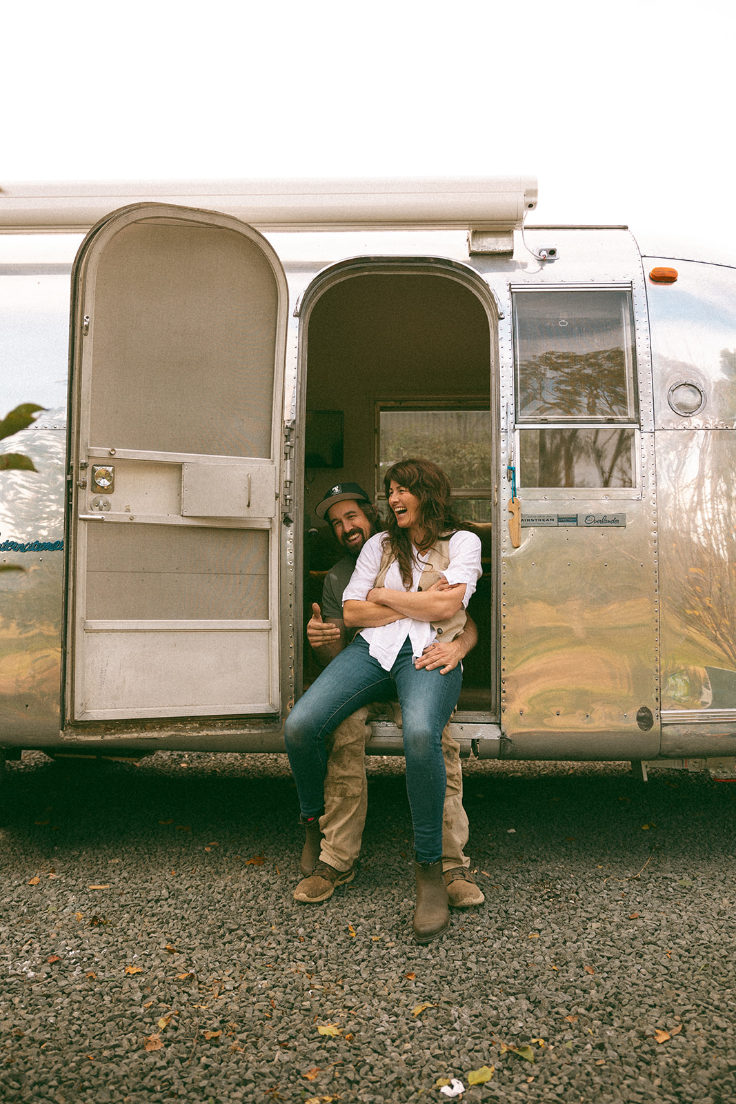 Midcentury Luxe American Airstream on Creekside Farm