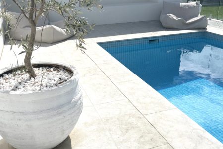 Kalokairi - Mediterranean Oasis Poolside Area & Modern Euro house