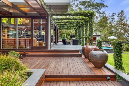 Award-Winning Architectural Retreat-Style Masterpiece with 25m Pool and Sydney Skyline Views