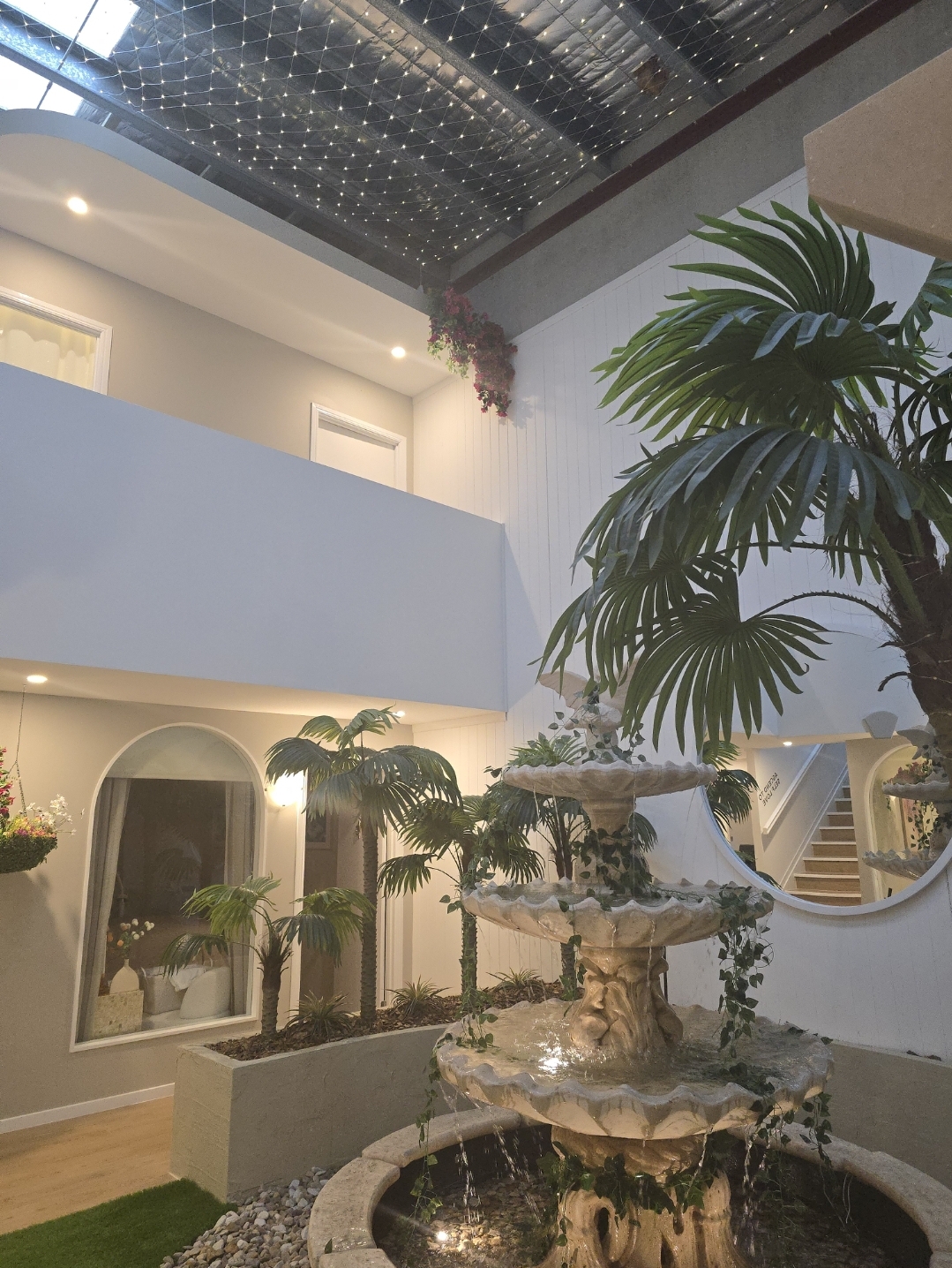 Modern Luxury Salon and Indoor Garden