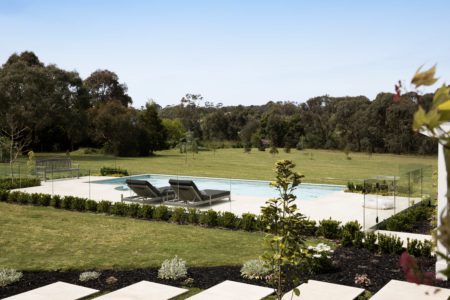 Modern Farmhouse Style Guesthouse on Rural Acreage with Pool & Spa