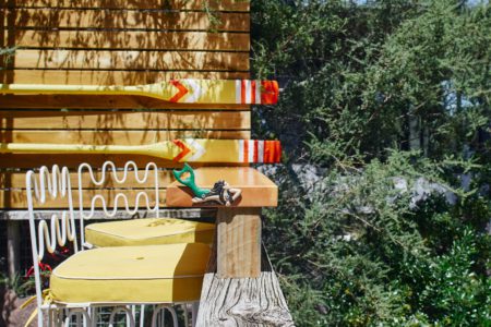 Mid-Century Beach Shack with Retro Charm & Cinematic Style