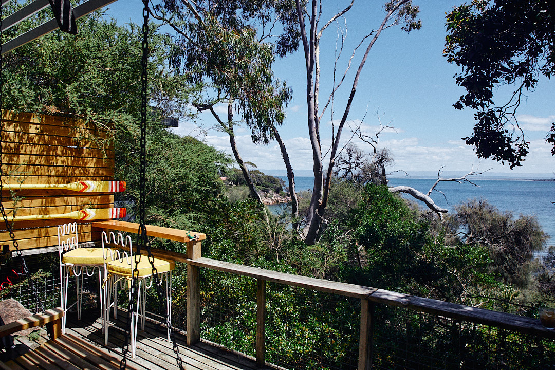 Mid-Century Beach Shack with Retro Charm & Cinematic Style