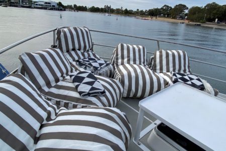 Cavalier Cruise Boat | Floating Coastal Shoot Location with 360° Views | Sunshine Coast QLD