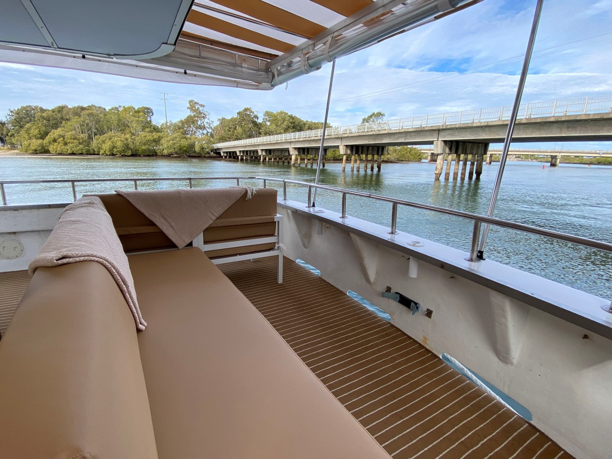 Cavalier Cruise Boat | Floating Coastal Shoot Location with 360° Views | Sunshine Coast QLD