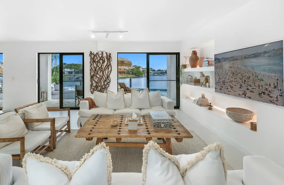 Island Villaa | Tropical Waterfront Shoot Location with Pool & Boat Access | Gold Coast, QLD