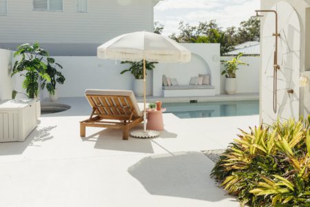 Villa Blanca | Heated Mediterranean Poolside Photoshoot Location | Northern Gold Coast, QLD