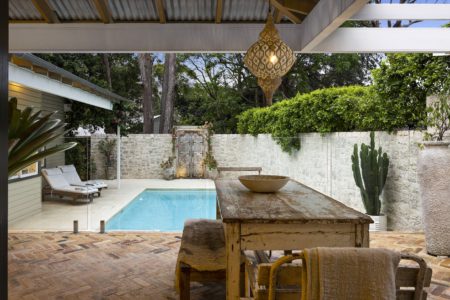 Unique Weatherboard Workers Cottage | Eclectic Shoot Location with Mediterranean Pool | Ku-ring-gai, NSW