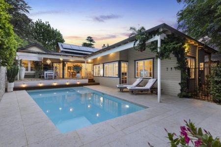 Unique Weatherboard Workers Cottage | Eclectic Shoot Location with Mediterranean Pool | Ku-ring-gai, NSW